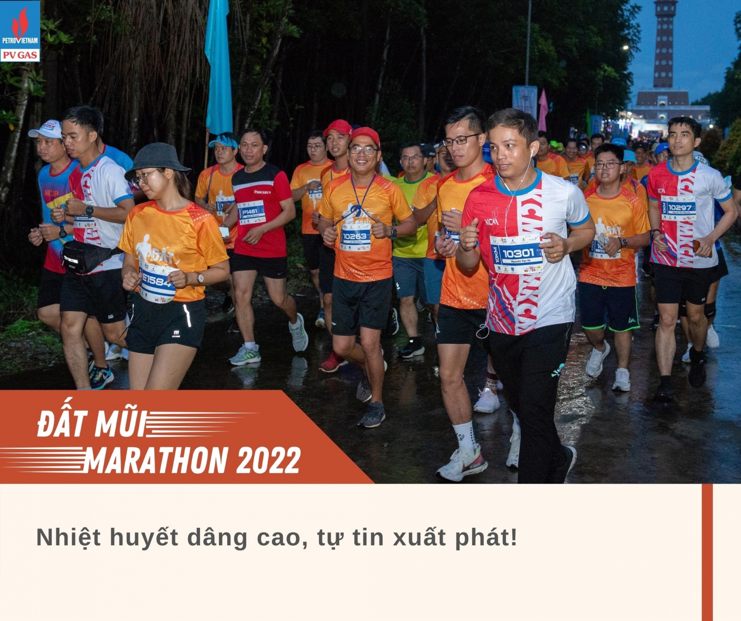 KVT cùng lan tỏa tinh thần chạy bộ tại giải Đất Mũi Marathon Cà Mau 2022 - Cúp Petrovietnam
