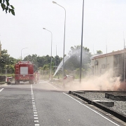 NT2: Diễn tập Phương án chữa cháy, cứu nạn cứu hộ và ứng phó sự cố tràn dầu Nhà máy điện Nhơn Trạch 2 năm 2022