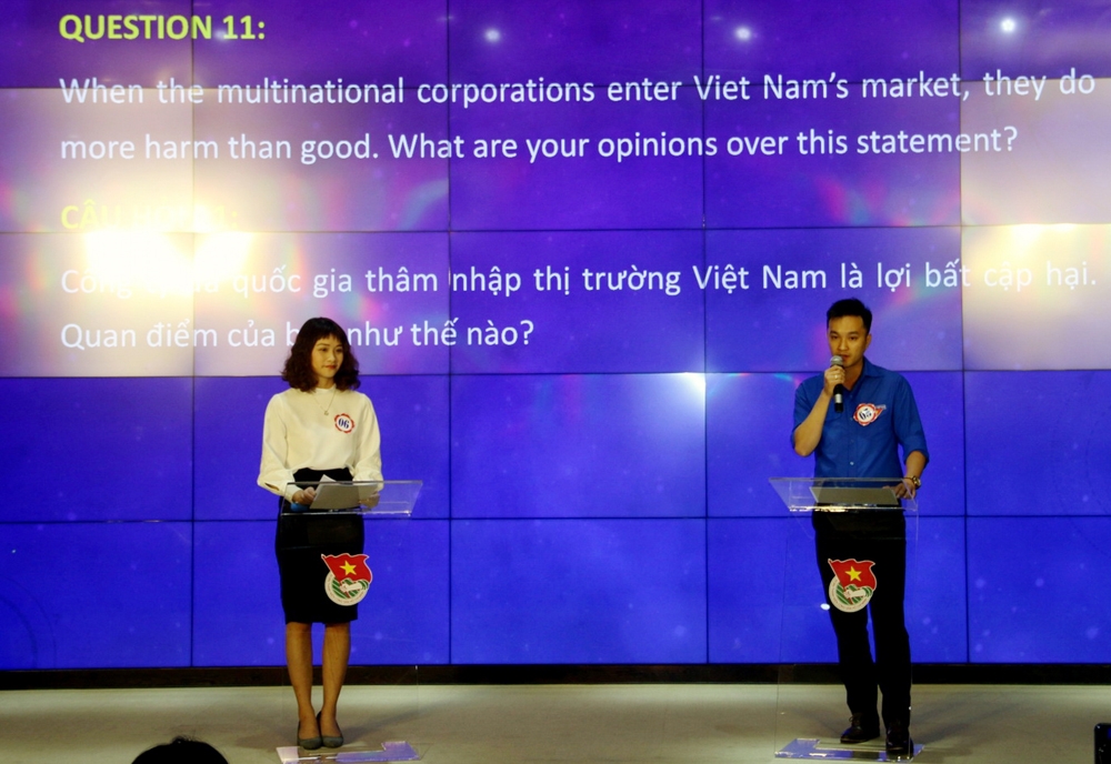 can bo doan pv gas dat giai khuyen khich cuoc thi olympic tieng anh khoi doanh nghiep trung uong nam 2018