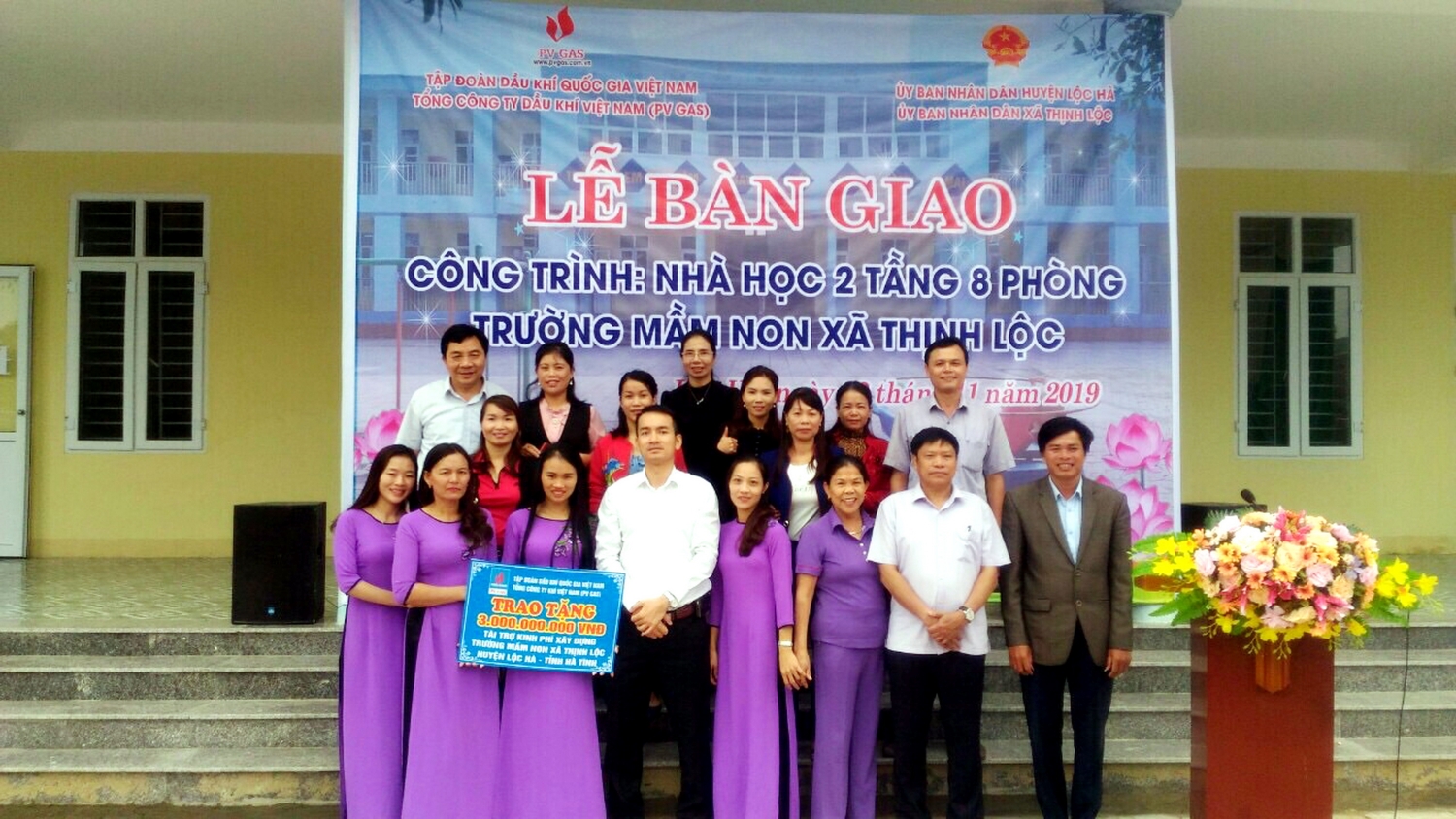 pv gas tham gia tai tro 3 ty dong xay truong mam non o ha tinh