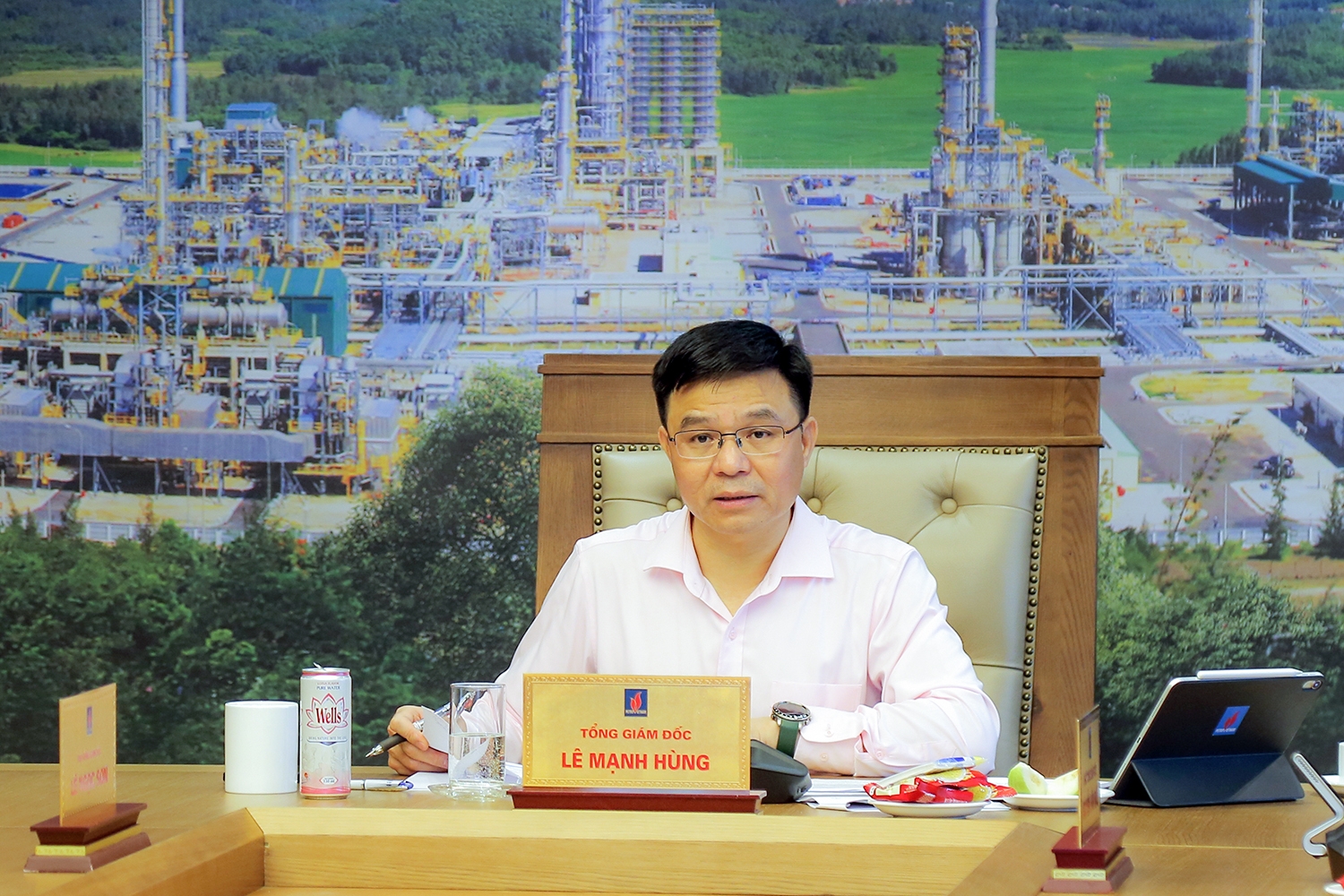 Tổng Giám đốc Petrovietnam Lê Mạnh Hùng chủ trì 