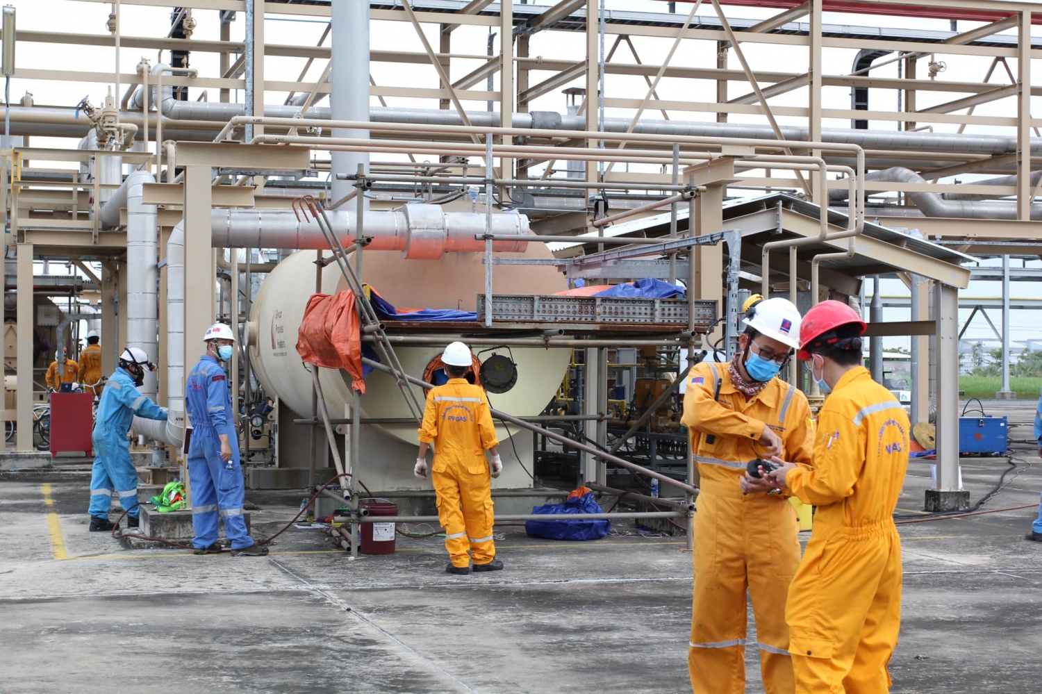 KCM hoàn thành BDSC dừng khí năm 2021 “An toàn – Chất lượng – Tiến độ - Không Covid”