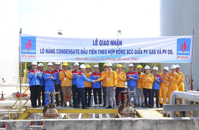 Lễ giao nhận lô hàng Condensate đầu tiên theo Hợp đồng hợp tác kinh doanh (BCC) giữa 