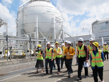Nhà đầu tư tham quan, tìm hiểu Kho cảng PV GAS Vũng tàu
