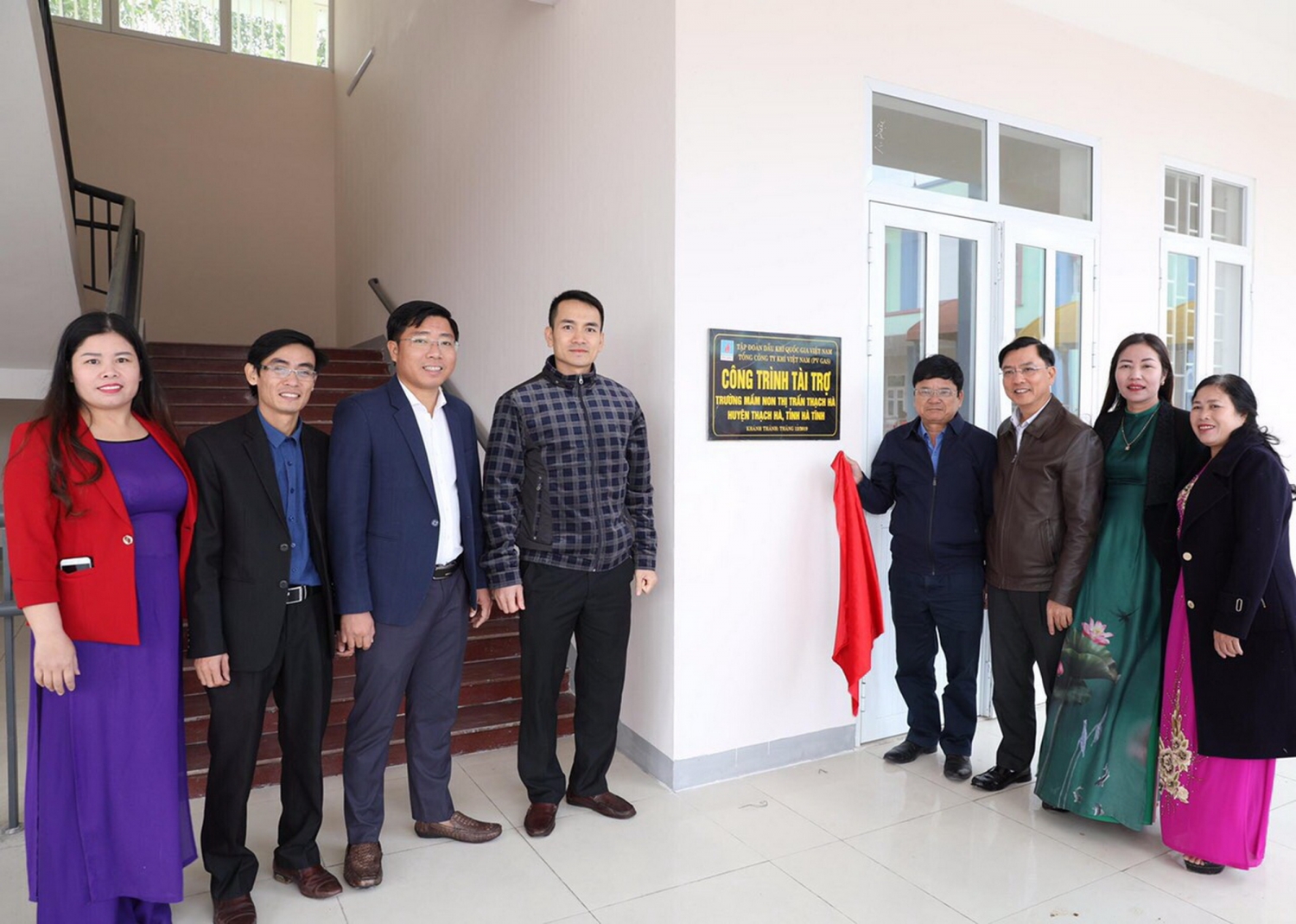 pv gas tai tro 7 ty xay dung 2 truong mam non o nghe an va ha tinh