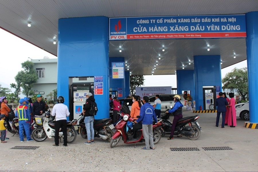 pvoil ha noi khai truong cua hang xang dau yen dung bac giang