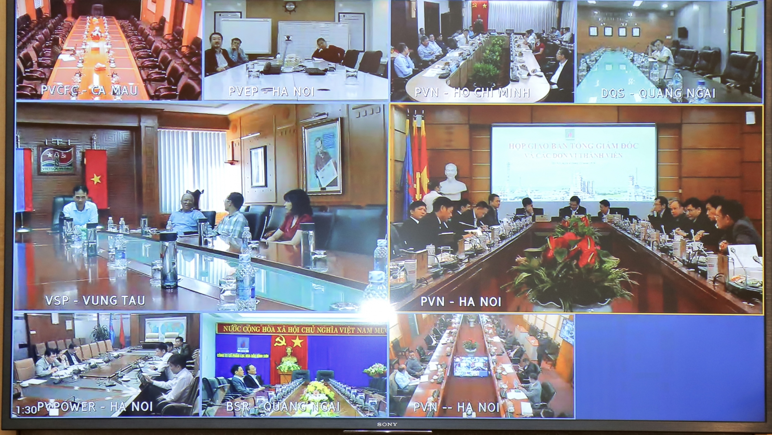 Họp CEO tại các điểm cầu