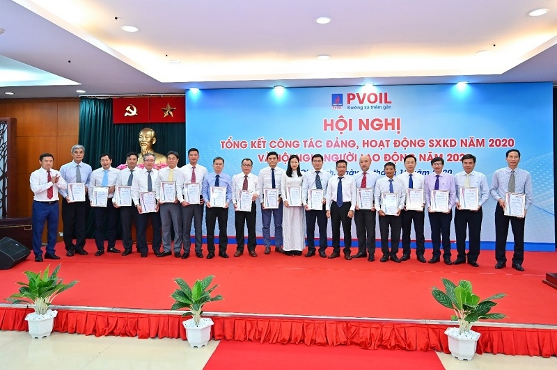 Các tập thể nhận hình thức thi đua khen thưởng năm 2020