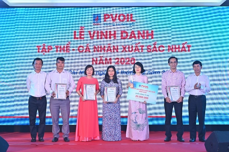 PVOIL vinh danh các tập thể, cá nhân xuất sắc nhất năm 2020