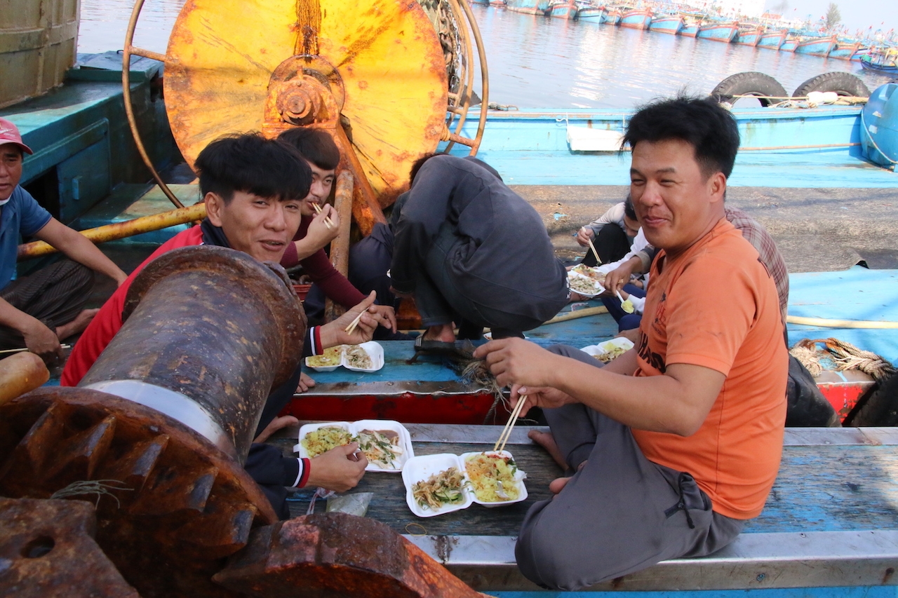 Lộc biển cuối năm của ngư dân miền Trung