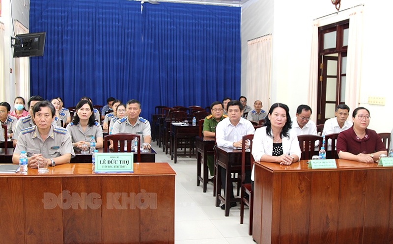 Bến Tre: Bí thư Tỉnh ủy Lê Đức Thọ chúc mừng kỷ niệm 76 năm Ngày truyền thống ngành Thi hành án dân sự