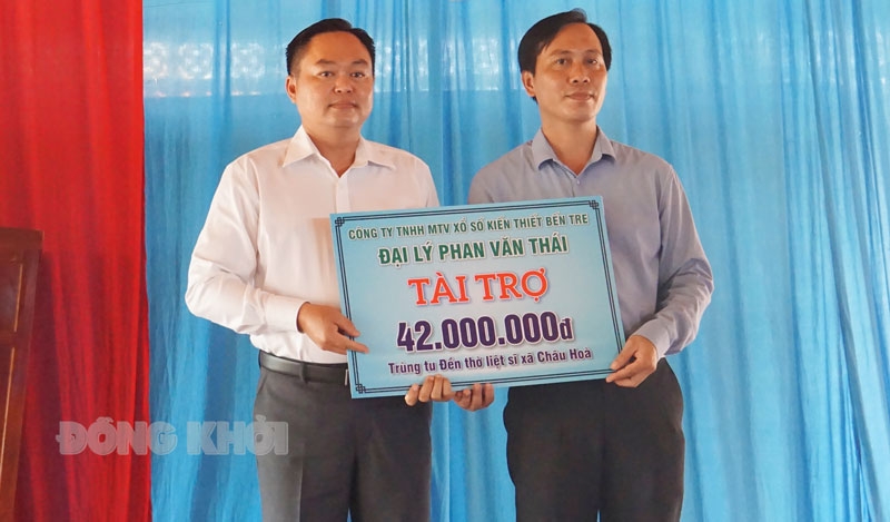 Bến Tre: Bí thư Tỉnh ủy Lê Đức Thọ dự lễ kỷ niệm 75 năm Ngày Thương binh - Liệt sĩ tại xã Châu Hòa