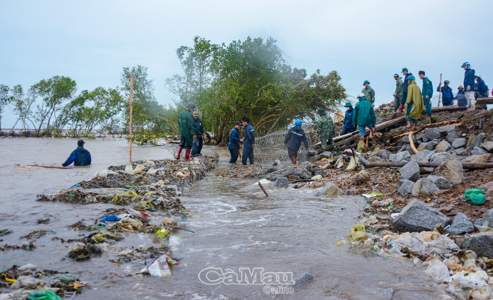 Cà Mau: Áp lực thiên tai từ Tây sang Ðông - Bài 1: Biển lở