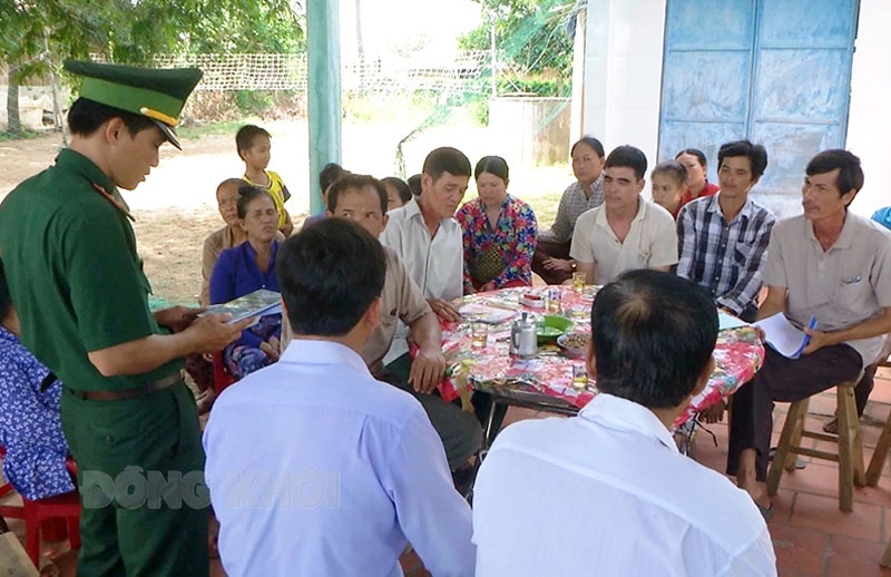 Bến Tre: Tăng cường phổ biến, giáo dục pháp luật cho cán bộ, nhân dân vùng biên giới, hải đảo