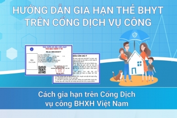 7 bước gia hạn thẻ bảo hiểm y tế trên cổng dịch vụ công