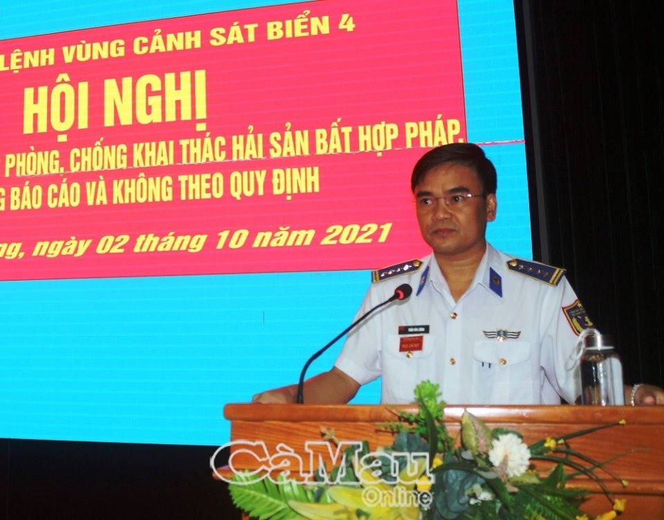 Cà Mau: Bộ Tư lệnh Cảnh sát biển 4 tập huấn công tác phòng, chống khai thác IUU