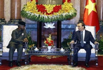 Chủ tịch nước Nguyễn Xuân Phúc tiếp Phó Tổng thống Nigeria