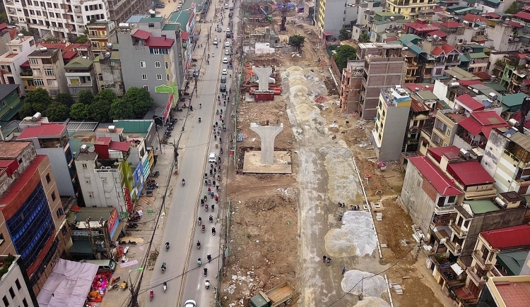 can canh cong truong duong vanh dai 2 tren cao nhung ngay gan tet