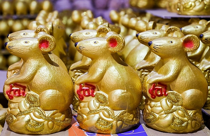 lang gom lam chuot vang mua tet
