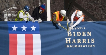 Diễn tập lễ nhậm chức của ông Biden bất ngờ bị hoãn