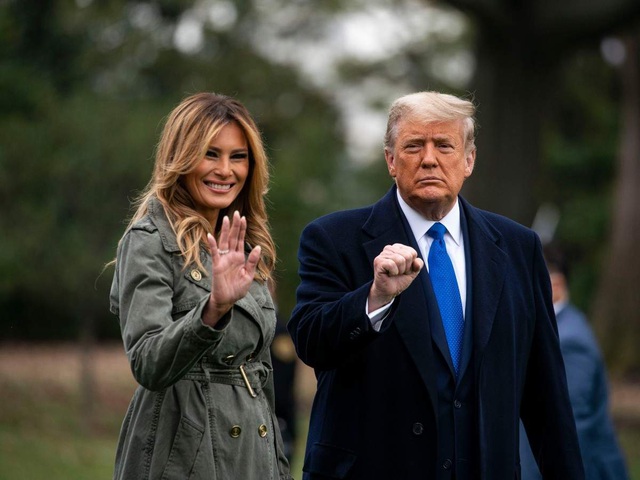 Ông Trump vẫn tuyên bố thắng cử, bà Melania gửi lời tạm biệt  - 1