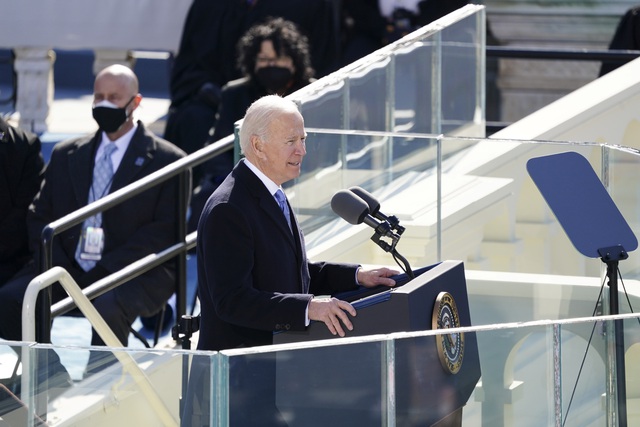 Những hình ảnh ấn tượng trong lễ nhậm chức của ông Biden