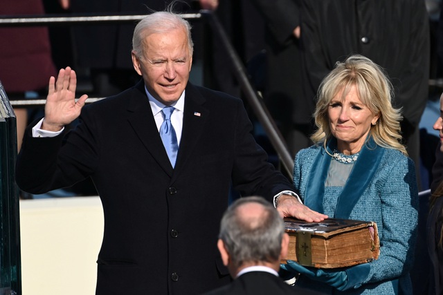 Những hình ảnh ấn tượng trong lễ nhậm chức của ông Biden