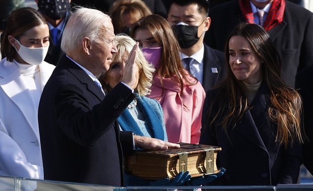 Những hình ảnh ấn tượng trong lễ nhậm chức của ông Biden