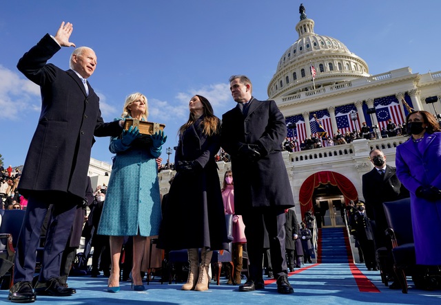 Những hình ảnh ấn tượng trong lễ nhậm chức của ông Biden