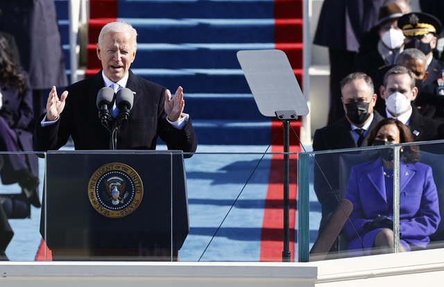 Những hình ảnh ấn tượng trong lễ nhậm chức của ông Biden