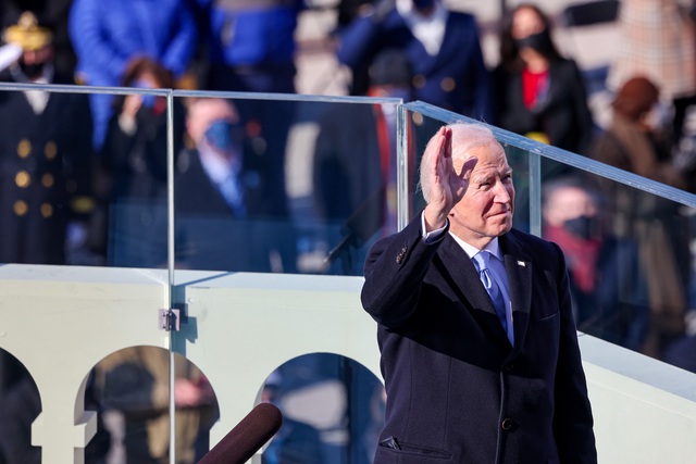 Những hình ảnh ấn tượng trong lễ nhậm chức của ông Biden