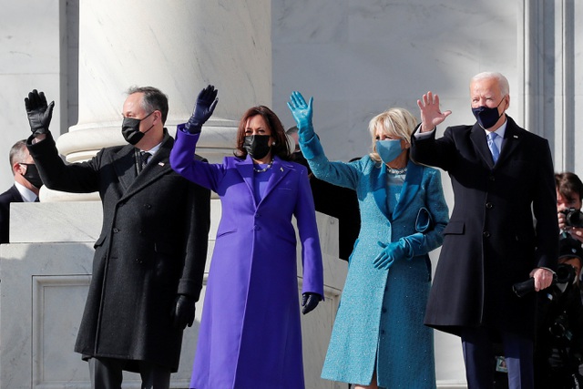 Những hình ảnh ấn tượng trong lễ nhậm chức của ông Biden