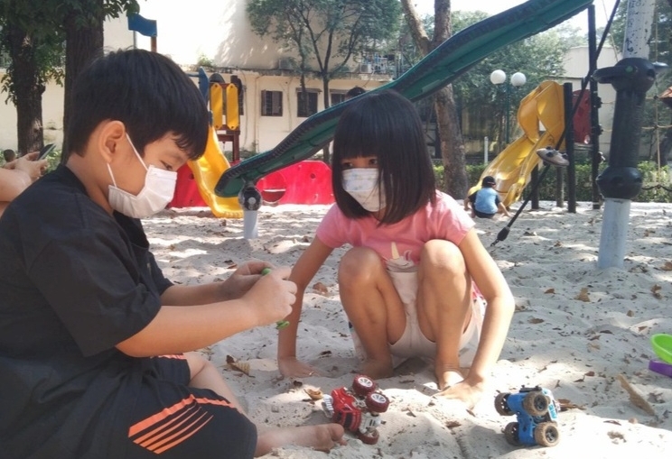 Ra Tết, trẻ mầm non ở TPHCM trở lại trường