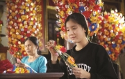 Hoa giấy Thanh Tiên vào vụ tết