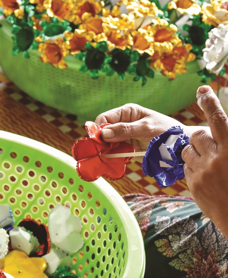 Hoa giấy Thanh Tiên vào vụ tết