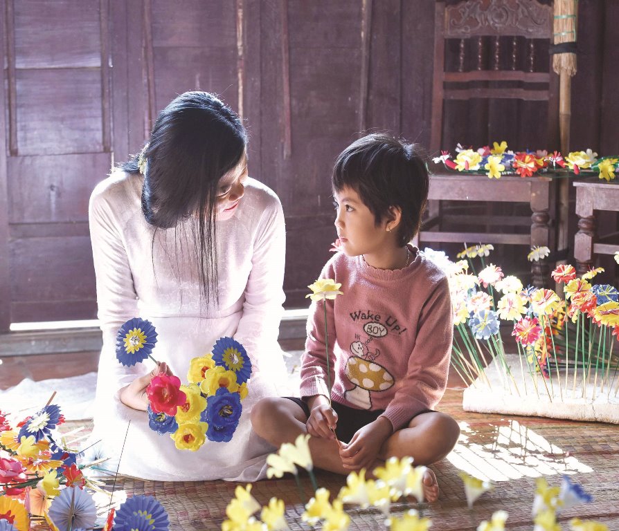 Hoa giấy Thanh Tiên vào vụ tết