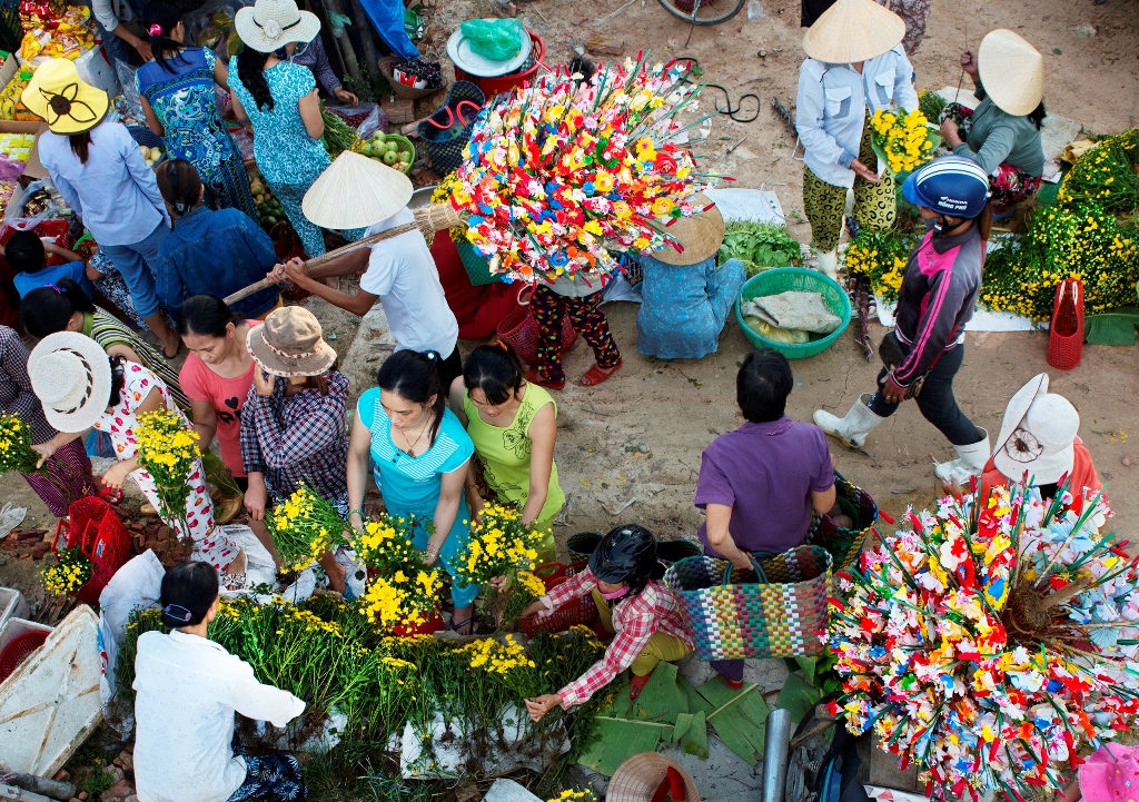 Hoa giấy Thanh Tiên vào vụ tết