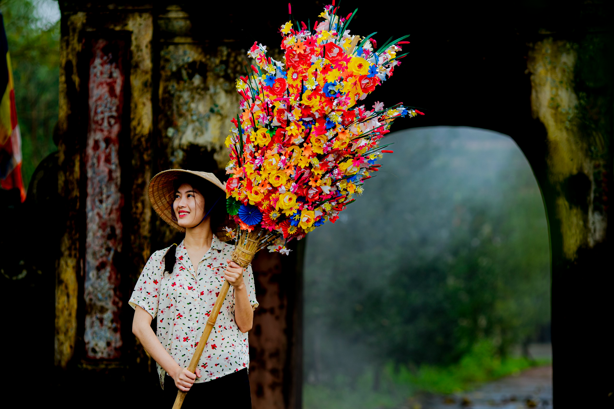 Sắc Xuân làng hoa giấy Thanh Tiên