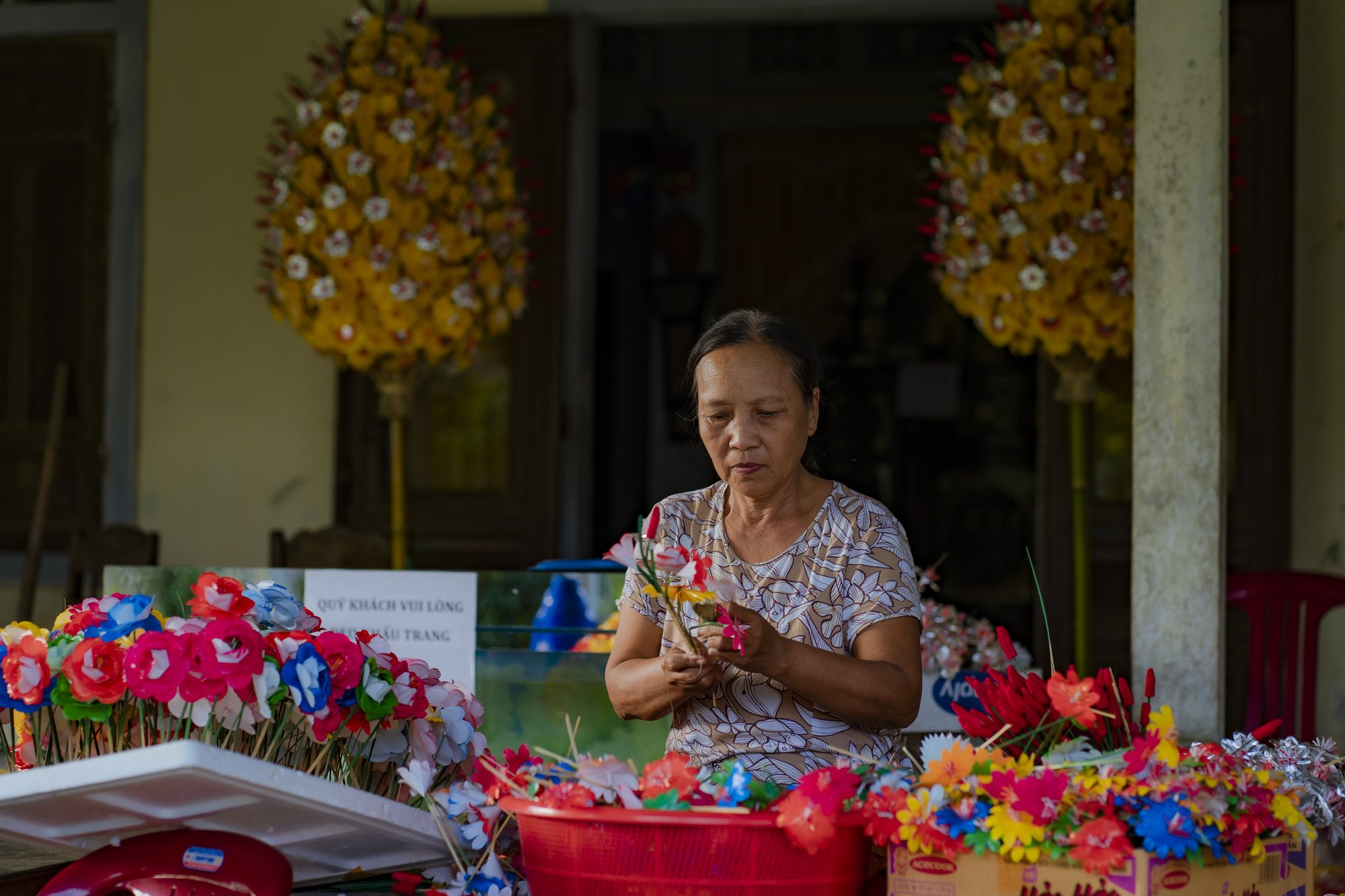 Sắc Xuân làng hoa giấy Thanh Tiên
