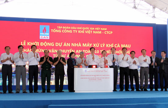 Khởi động dự án Nhà máy xử lý Khí Cà Mau