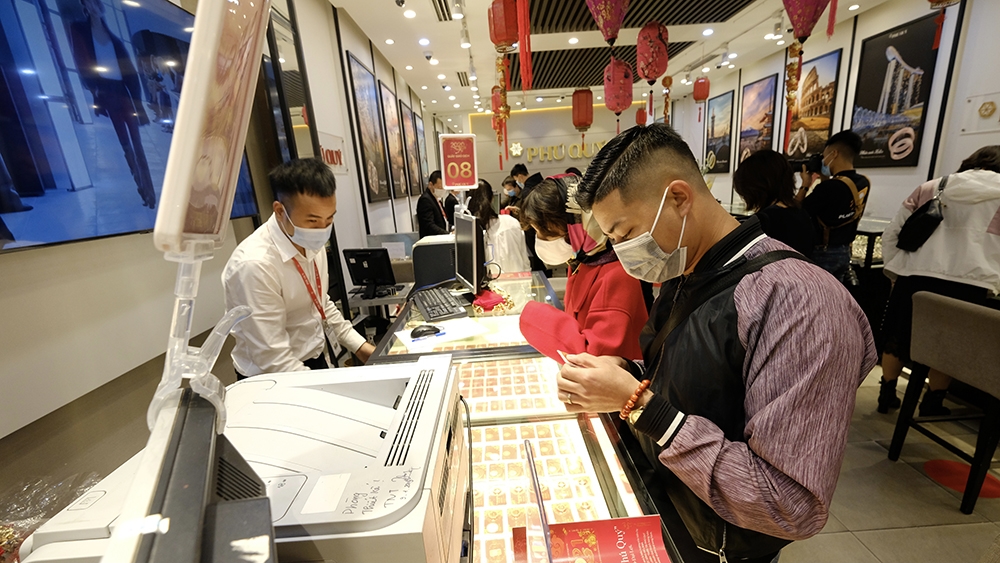 Không còn cảnh chen chúc mua vàng ngày vía Thần tài