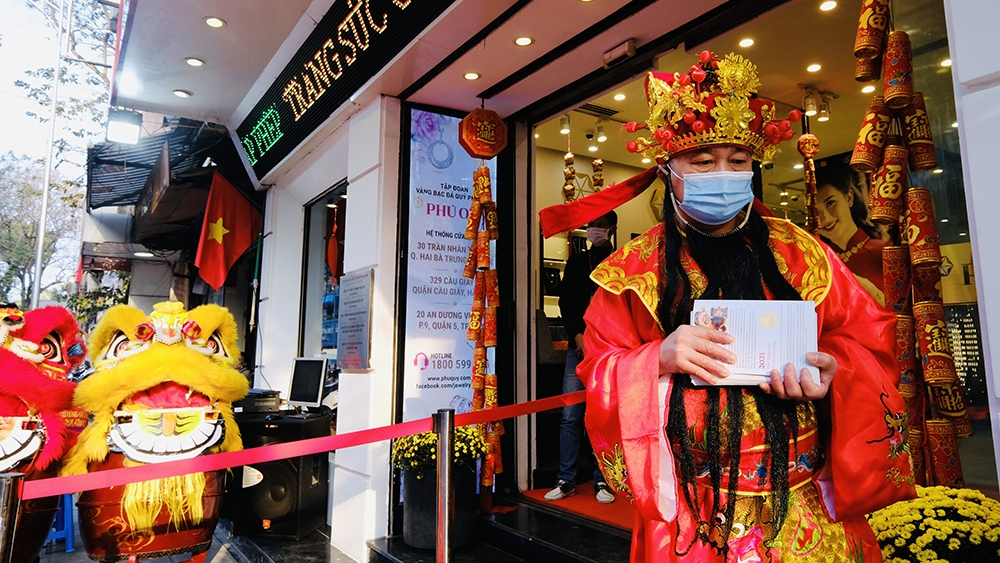 Không còn cảnh chen chúc mua vàng ngày vía Thần tài