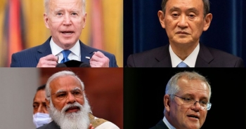 Ông Biden họp lãnh đạo "Bộ Tứ" giữa lúc Trung Quốc bành trướng ảnh hưởng
