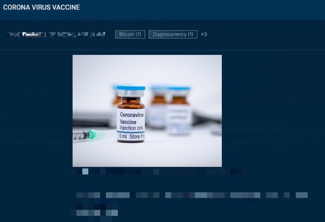 Mỹ: Vắc xin Covid-19 bị rao bán ở chợ đen, lên tới 1.000 USD/liều - 1
