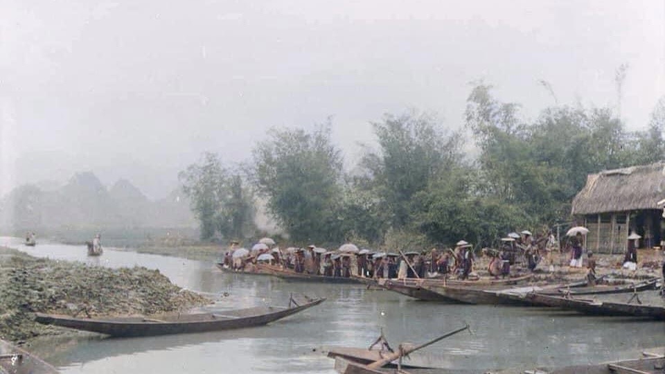 Chùa Hương xưa đẹp lạ qua những bức ảnh phục chế