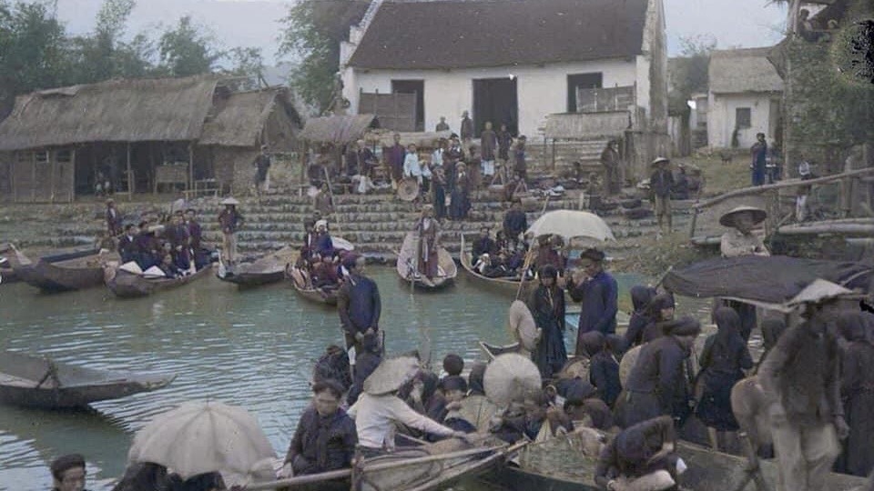 Chùa Hương xưa đẹp lạ qua những bức ảnh phục chế