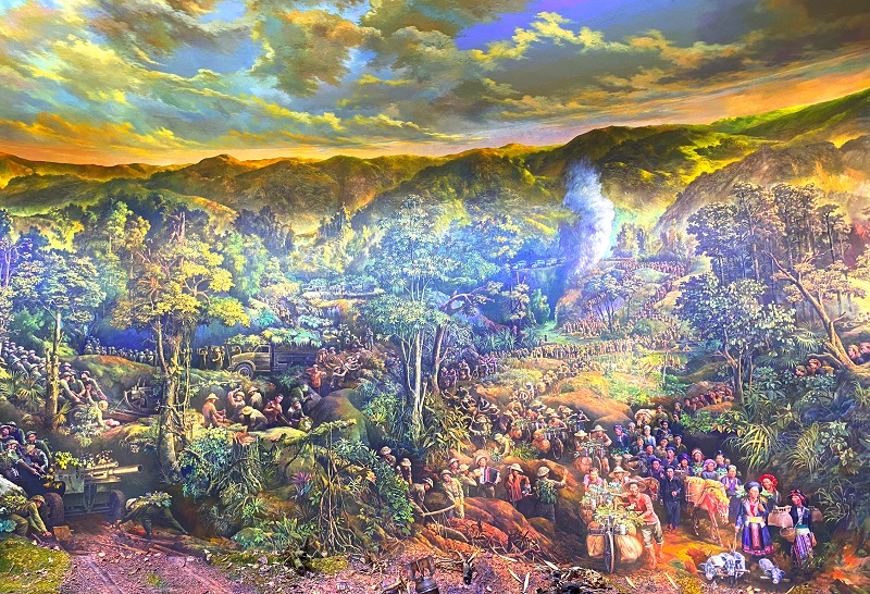 Ngắm tranh Panorama - Bản hùng ca tái hiện Chiến dịch Điện Biên Phủ