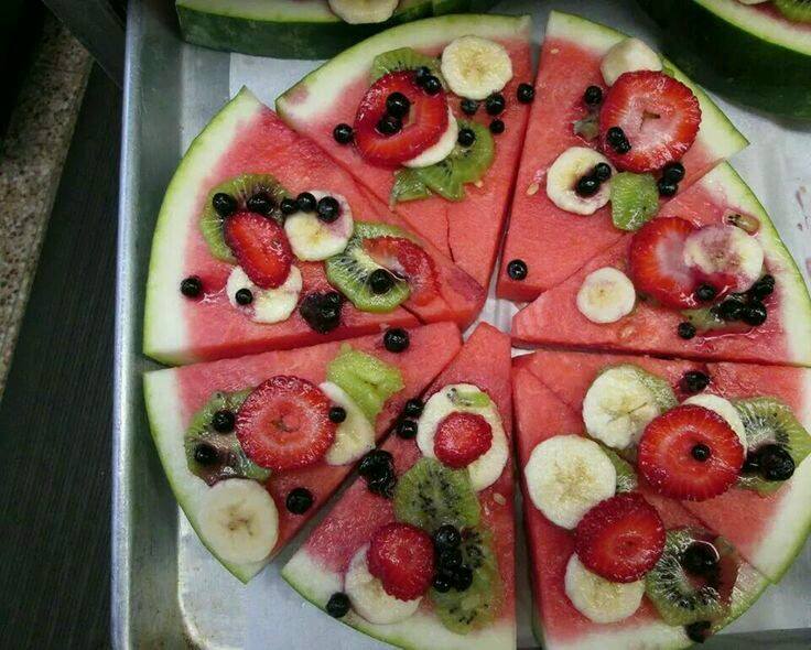 Đổi vị với pizza hoa quả