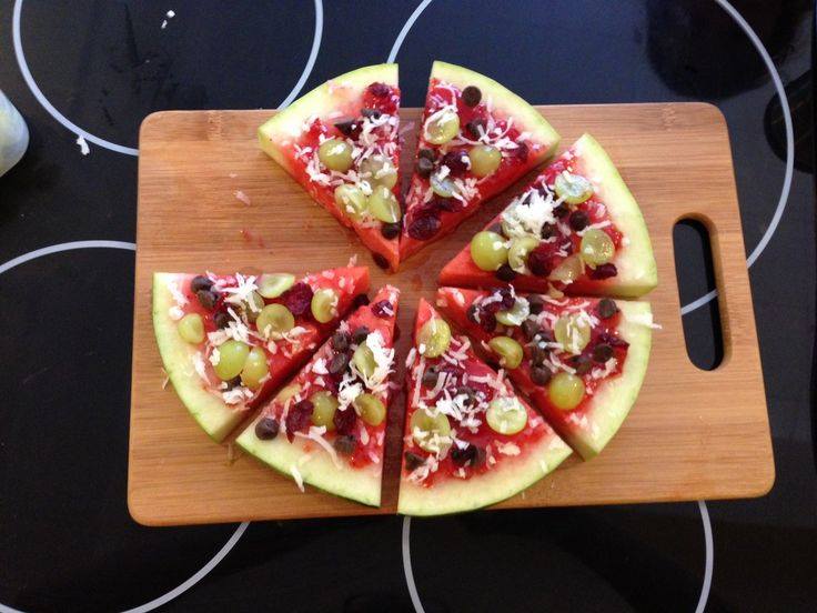 Đổi vị với pizza hoa quả