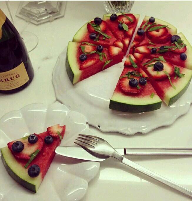 Đổi vị với pizza hoa quả